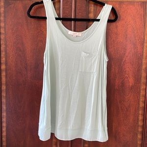 Ann Taylor Loft tank top. Size: Small.  Color: Mint